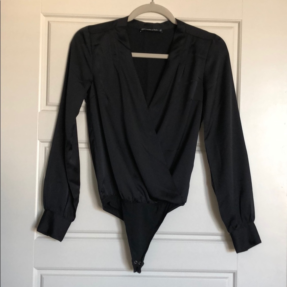 [XS] Abercrombie and Fitch Black Bodysuit